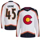 Alex Gagne Colorado Avalanche Authentic White ＃45 Youth Reverse Retro 2.0 Jersey