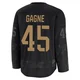 Alex Gagne Colorado Avalanche Black ＃45 Men's 2024 Military Appreciation Practice Premium Jersey