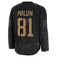 Denis Malgin Colorado Avalanche Black ＃81 Youth 2024 Military Appreciation Practice Premium Jersey