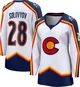 Ilya Solovyov Colorado Avalanche White ＃28 Women's Breakaway Special Edition 2.0 Jersey