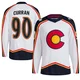 Maxmilian Curran Colorado Avalanche Authentic White ＃90 Men's Reverse Retro 2.0 Jersey