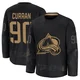 Maxmilian Curran Colorado Avalanche Black ＃90 Youth 2024 Military Appreciation Practice Premium Jersey