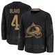 Rob Blake Colorado Avalanche Black ＃4 Men's 2024 Military Appreciation Practice Premium Jersey