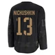 Valeri Nichushkin Colorado Avalanche Black ＃13 Men's 2024 Military Appreciation Practice Premium Jersey